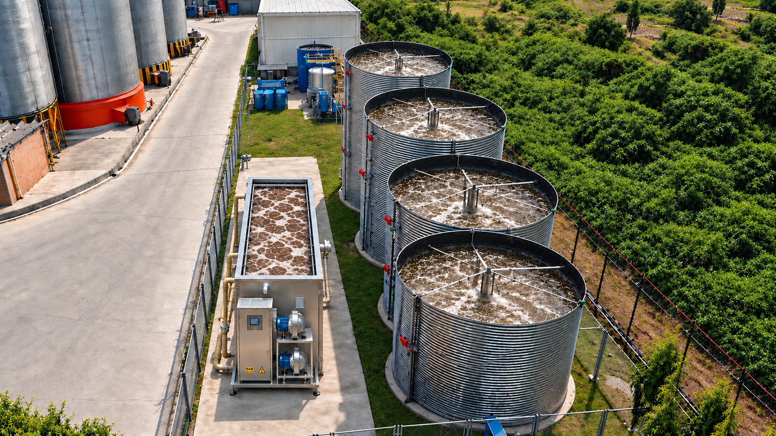 Reactores biológicos MBBR, MBR y SBR para aguas residuales