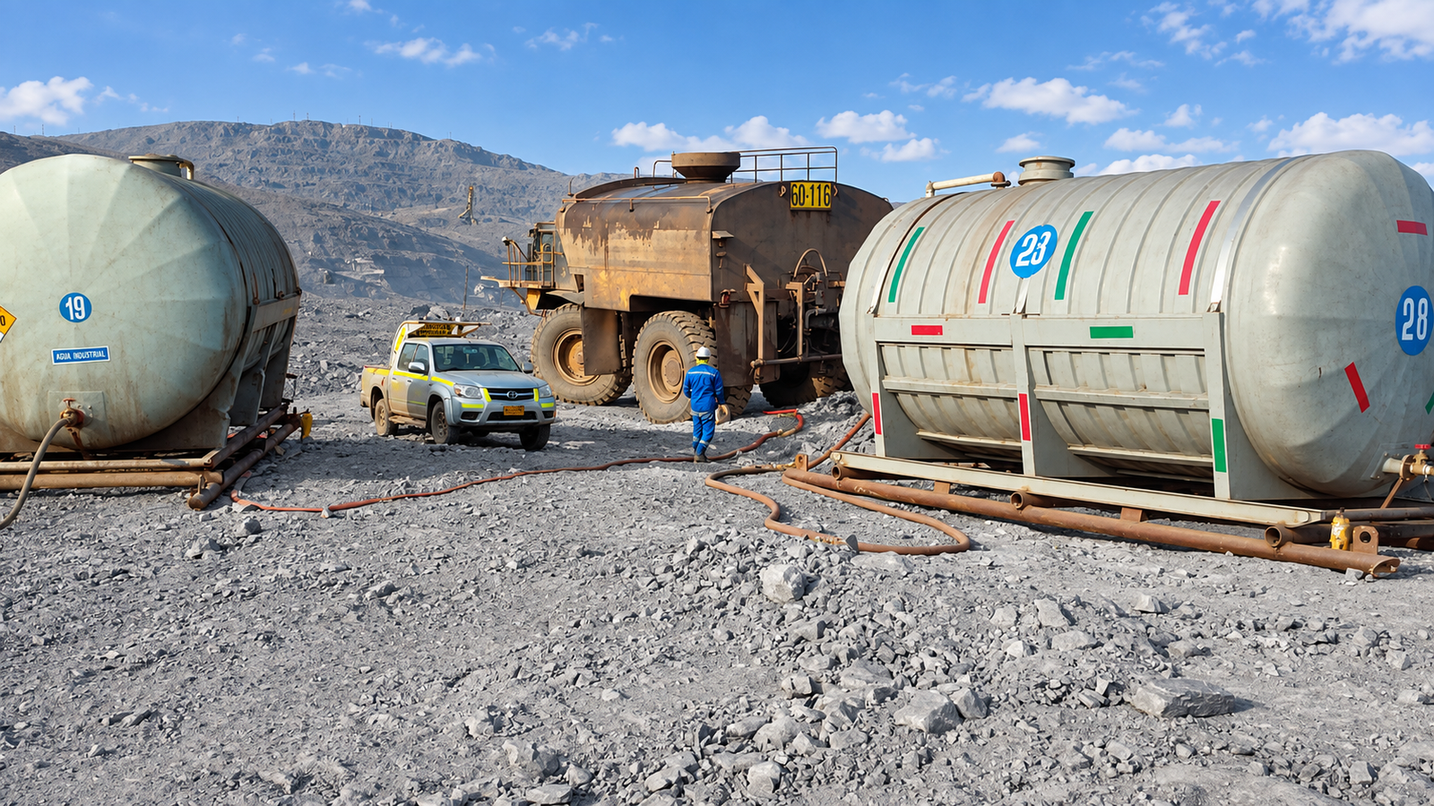 Separador de hidrocarburos en PRFV con sistema de coalescencia para minería